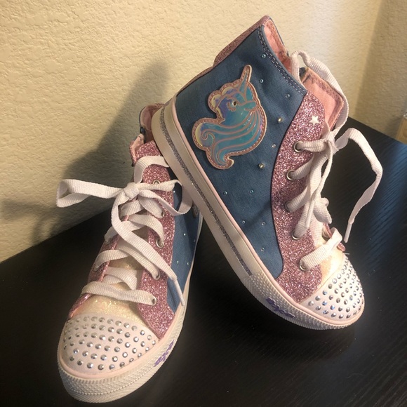 Skechers Other - 👇🏻$Reduced to lowest price. Skechers Youth Girls Pink Unicorn Raelynn Light-up